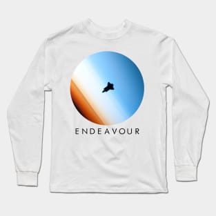 Endeavour - Black Text Long Sleeve T-Shirt